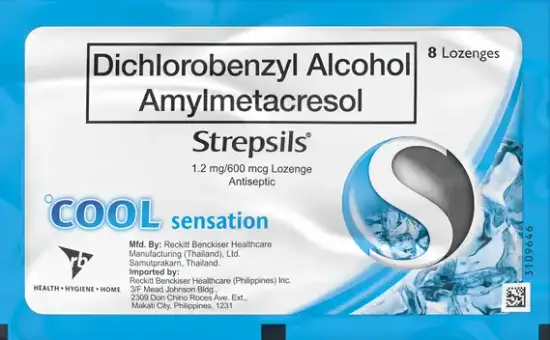 Strepsils® Cool Sensation 8s Lozenges