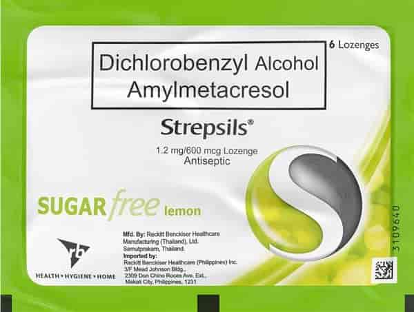 Strepsils® Sugar Free Lemon 6s Lozenges