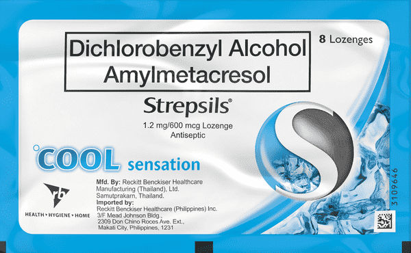 Strepsils® Cool Sensation 8s Lozenges